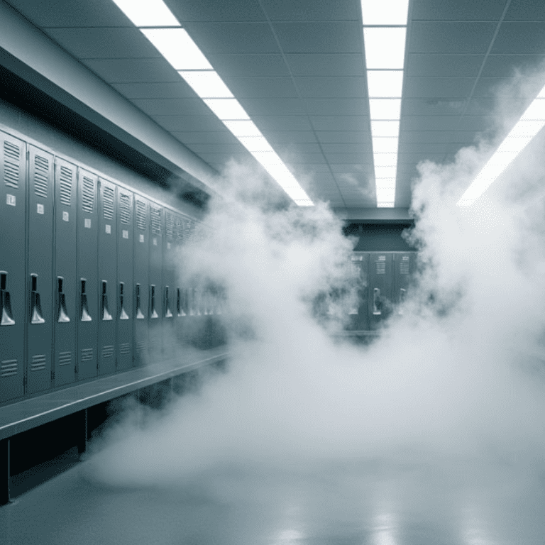 Выведение запахов из раздевалок в Минске